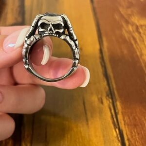 Silver Skull Ring